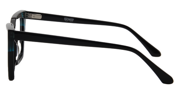 Afro Motif Women Eyeglasses: Temi - Black - SpecSMART Eye Clinic (Side View)